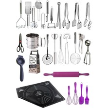 Macgon 28 Parça Üst Kalite Pratik Mutfak, Mutfak Hazırlık Mutfak Için Her Şey Çeyiz Seti