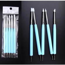 Macgon Çift Taraflı Modelleme Fırçası Silikon ve Metal Uç
