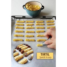 Macgon Pratik Tırtıl Kurabiye Kalıbı | Tırtıl Şeklinde Kalıp | Sert Plastik | Kurabiye Kalıbı - 1 Adet