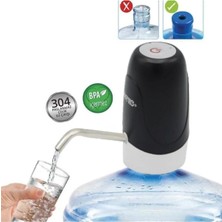 Macgon Şarjlı Damacana Su Pompası Siyah