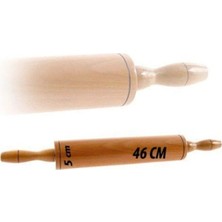 Macgon 46 cm Kaliteli Ahşap Merdane