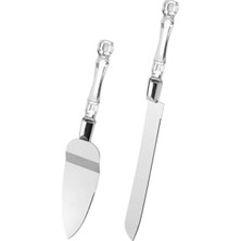 Macgon 2 Li Pasta Servis Seti Cakes Pasta Kek Spatula Pasta Bıçağı