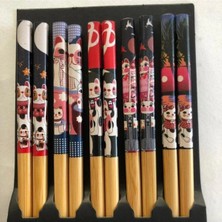 Macgon - Japon Yemek Çubuğu - Ahşap - Beş Çift