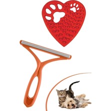 Macgon Kedi Köpek Çift Taraflı ve Evcil Kalp Şekilli Tırtıklı Diş Kaşıma Çiğneme Oyuncağı