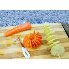 Macgon Spiral Patates Dilimleyici Doğrayıcı Vidalı Cips Yapma Bıçağı
