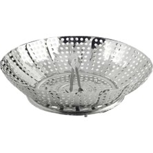 Macgon Katlanır Buharda Sebze Pişirici Haşlayıcı Haşlama Sepeti Aparatı