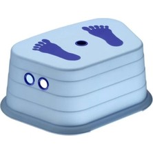 Macgon Basamak Çocuk Basamak Ayak Desenli Mavi