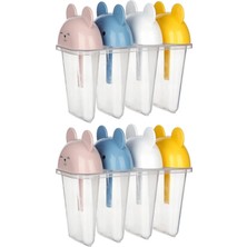 Macgon 8 Adet Dondurma Kabı Sevimli Meybuz Kalıbı