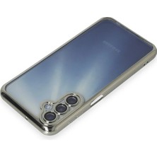 Toyigoo Ieg™  Samsung Galaxy A25 5g Kılıf Razer Lensli Silikon - Gümüş