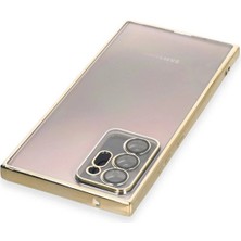 Toyigoo Ieg™  Samsung Galaxy Note 20 Ultra Kılıf Razer Lensli Silikon - Gold