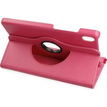 Toyigoo Ieg™  Samsung Galaxy X510 Tab S9 Fe 11 Kılıf 360 Tablet Deri Kılıf - Pembe