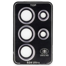 Toyigoo Ieg™  Samsung Galaxy S24 Ultra Pvd Metal Kamera Lens - Pembe