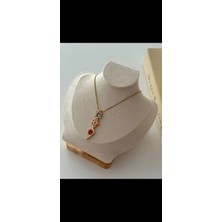Theory Jewelry Taşlı Geometrik Kolye | Paslanmaz Çelik | Kararma Yapmaz | AntiAlerjik | Kadın Kolye | Minimal & Şık