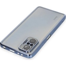 Toyigoo Ieg™  Xiaomi Redmi Note 10 Pro Kılıf Razer Lensli Silikon - Açık Mavi