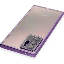 Toyigoo Ieg™  Samsung Galaxy Note 20 Ultra Kılıf Razer Lensli Silikon - Mor