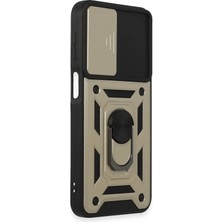 Toyigoo Ieg™  Samsung Galaxy M34 5g Kılıf Pars Lens Yüzüklü Silikon - Gold