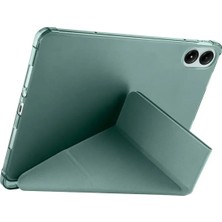 Toyigoo Ieg™  Xiaomi Redmi Pad Se 4g Kılıf Kalemlikli Mars Tablet Kılıfı - Koyu Yeşil