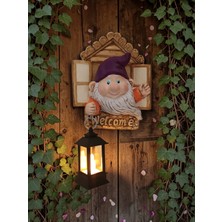 Fenerli Welcome Cücesi Dekoratif Kapı ve Duvar Süsü Farklı Renklerde