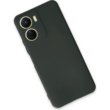 Toyigoo Ieg™  Vivo Y16 Kılıf First Silikon - Koyu Yeşil