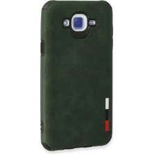 Toyigoo Ieg™  Samsung Galaxy J7 Kılıf Loop Deri Silikon - Yeşil