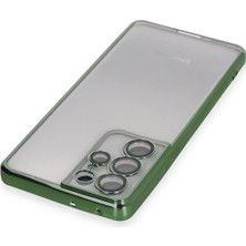 Toyigoo Ieg™  Samsung Galaxy S21 Ultra Kılıf Razer Lensli Silikon - Yeşil