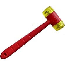 Plastik Vidalı Tokmak, Sarı Renk, 40 mm Çapında, El Aleti