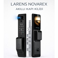 Larens Novarex Pro Akıllı Kapı Kilidi – Yüz Tanıma, Parmak Izi, Şifre, Kart ve Tuya Uygulama Destekli