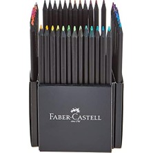 116450 - Renkli Kalemler Blackwood, Edition, 50'li Kutu, Parlak Renkler, Yumuşak Çizgili, Siyah Ahşap