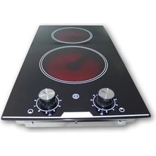 Alveus 2'li Vitroseramik Ankastre Elektrikli Domino Ocak 100 lt A Enerji Sınıfı ile Statik Pişirme