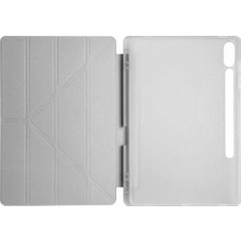 Toyigoo Ieg™  Samsung Galaxy X510 Tab S9 Fe 11 Kılıf Kalemlikli Mars Tablet Kılıfı - Gri