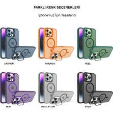 Toyigoo Ieg™  Iphone 14 Pro Kılıf Flet Lens Magsafe Kapak - Siyah