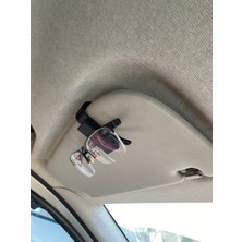 Baalaa Araç Güneşliğine Takılan Klipsli Gözlük Tutucu-Araç Içi Düzenleyici-Gözlük Aparatı-3dyazıcı