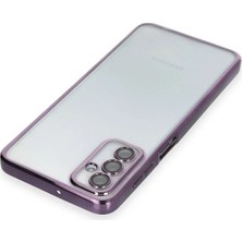 Toyigoo Ieg™  Samsung Galaxy M23 Kılıf Razer Lensli Silikon - Mor