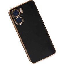 Toyigoo Ieg™  Vivo Y16 Kılıf Volet Silikon - Siyah