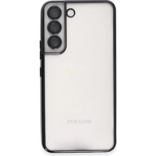 Toyigoo Ieg™  Samsung Galaxy S22 Kılıf Razer Lensli Silikon - Siyah