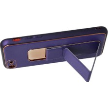 Toyigoo Ieg™  Iphone 7 Kılıf Coco Deri Standlı Kapak - Mor