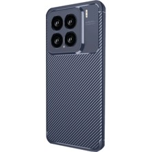 Toyigoo Ieg™  Xiaomi Mi 15 Kılıf Auto Focus Karbon Kapak - Lacivert