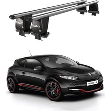 Today Auto Royal Renault Megane (2009 - 2016) Uyumlu Gri Kilitli Ara Atkı Port Bagaj Tavan Barı