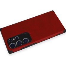 Toyigoo Ieg™  Samsung Galaxy S24 Ultra Kılıf Loop Deri Silikon - Kırmızı