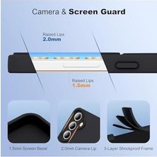 - Galaxy A56 ile Uyumlu Kılıf ile Uyumlu Halkalı Standlı Içi Kadife Yumuşak Renkli Silikon Kapak