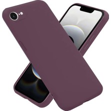 Toyigoo Ieg™  Iphone 16E Kılıf First Silikon - Mürdüm