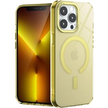 Toyigoo Ieg™  Iphone 15 Pro Kılıf Troy Magsafe Kapak - Sarı