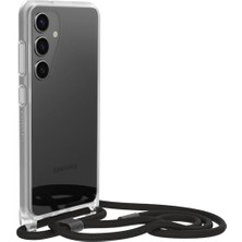 React Necklace Galaxy S24 Için Kılıf, Ultra Ince, Koruyucu Kılıf, Ayarlanabilir ve Çıkarılabilir Cep Telefonu Zincirli, Askeri Standartlara Göre Test Edilmiştir