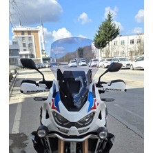 Motocam Honda Africa Twin Crf 1100 L4 Ön Cam 2023-2026 Model 54CM Füme Renkli 4mm Uzun