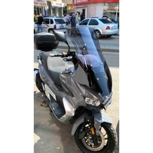 Motocam Rks Blade 350 Ön Cam 2023-2026 Model 65CM Füme Renkli 4mm Orta Boylu