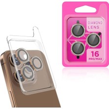 Zore Ile Uyumlu 16 Pro 16 Pro Max Cl-06 Kamera Lens Koruyucu