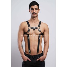 Alfa Aksesuar 03 Giyim Erkek  Göğüs Harness, Erkek  Deri Pantolon Askısı, Erkek  Clubwear - BRFM23 Beruflic