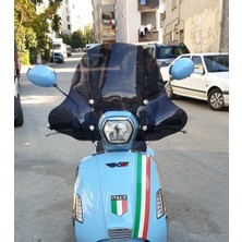 Motocam Rks Bitter Ön Cam 2022-2026 Model 41CM Siyah Renkli 4mm Elcikli Aparatsız