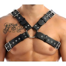 Alfa Aksesuar 03 Giyim Erkek  Deri Göğüs Harness, Erkek  Gömlek Aksesuar, Tarz Deri Aksesuar - BRFM163 Beruflic