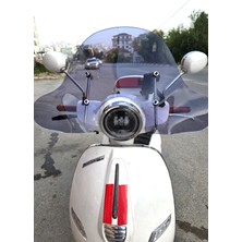 Motocam Küba Master mt 50 Ön Cam 2021-2026 Model 45CM Füme Renkli Elcikli Aparatsız